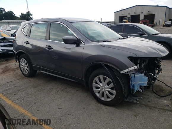 2017 Nissan Rogue SV with VIN 5N1AT2MT4HC835973, listed as a Copart auction lot 63814414 with 74,629 mi miles and Salvage Title. Bid and sale history available at carsss.com. Image 4.