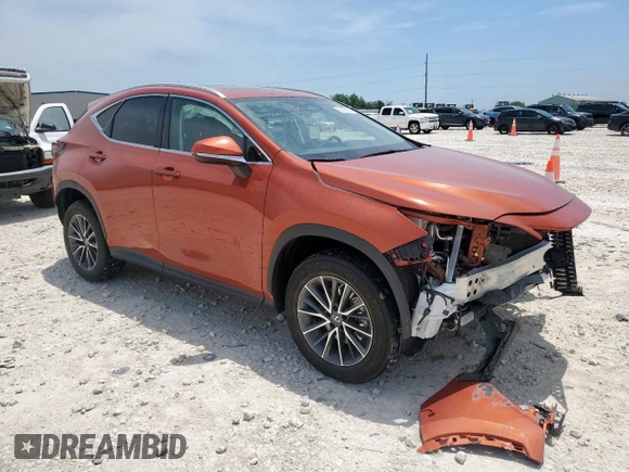 2023 Lexus NX 350 z VIN 2T2AGCEZ7PC023103, wystawiony jako Copart lot #56623955 z przebiegiem 37 867 mil mil oraz Szkoda całkowita • Salvage title. Historia ofert i sprzedaży dostępna na DreamBid. Obrazek 4.