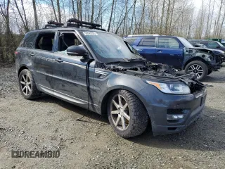 2014 Land Rover Range Rover Sport HSE with VIN SALWR2WF5EA319394, listed as a Copart auction lot 50943535 with 0 mi miles and Salvage Title. Bid and sale history available at carsss.com. Image 4.