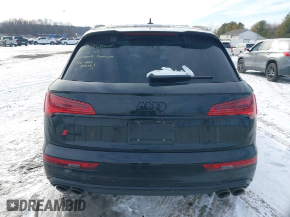 2024 Audi SQ5 Premium Plus with VIN WA1B4AFY4R2145828, listed as a IAAI auction lot 41404705 with 7,426 mi miles and . Bid and sale history available at DreamBid. Image 16.