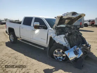 2017 GMC Sierra 2500HD SLT with VIN 1GT12TEY5HF218281, listed as a Copart auction lot 72956534 with 111,882 mi miles and Salvage Title. Bid and sale history available at carsss.com. Image 4.