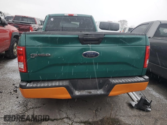 2017 Ford F-150 XL with VIN 1FTMF1C88HKC37763, listed as a Copart auction lot 52738935 with Not Provided miles and Salvage Title. Bid and sale history available at carsss.com. Image 6.
