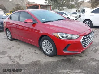 2017 Hyundai Elantra SE with VIN KMHD74LF8HU121511, listed as a IAAI auction lot 41741418 with 90,233 mi miles. Bid and sale history available at carsss.com. Image 1.