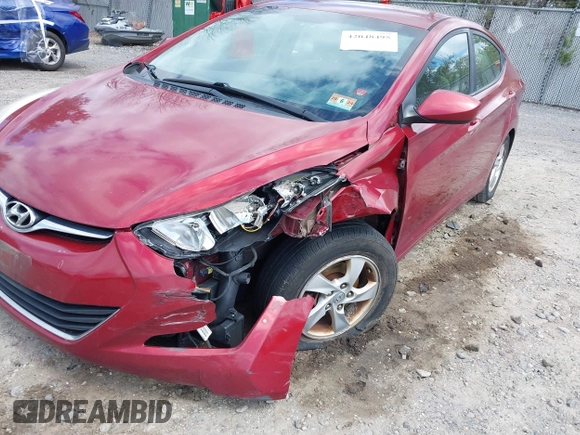 2015 Hyundai Elantra SE with VIN 5NPDH4AE9FH644779, listed as a IAAI auction lot 42048495 with 180,291 mi miles and . Bid and sale history available at DreamBid. Image 6.