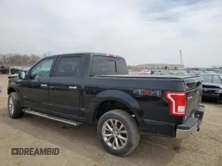 2017 Ford F-150 XL with VIN 1FTEW1EP4HKC59025, listed as a Copart auction lot 51977675 with 153,160 mi miles and Salvage title. Bid and sale history available at DreamBid. Image 2.
