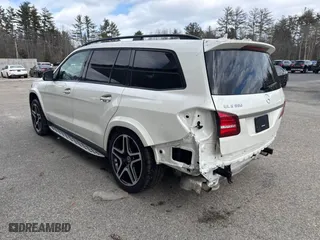 2018 Mercedes-Benz GLS with VIN 4JGDF7DE9JB015824, listed as a IAAI auction lot 41766886 with 145,235 mi miles. Bid and sale history available at carsss.com. Image 3.