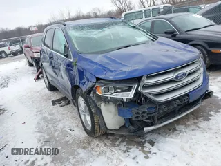 2015 Ford Edge SEL with VIN 2FMTK3J85FBB17198, listed as a IAAI auction lot 41388073 with 168,206 mi miles. Bid and sale history available at carsss.com. Image 1.