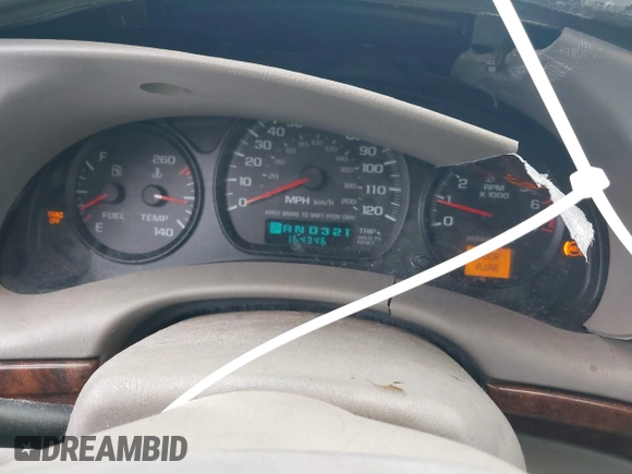 2002 Chevrolet Impala LS z VIN 2G1WH55K529222545, wystawiony jako IAAI lot #42268724 z przebiegiem 164 346 mil mil oraz . Historia ofert i sprzedaży dostępna na DreamBid. Obrazek 7.