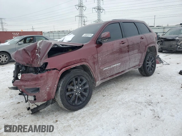 2020 Jeep Grand Cherokee Altitude with VIN 1C4RJFAG8LC282247, listed as a Copart auction lot 44925315 with 66,741 mi miles and Salvage Title. Bid and sale history available at carsss.com. Image 1.