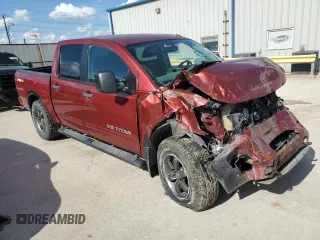 2015 Nissan Titan Pro-4X with VIN 1N6BA0EC8FN506760, listed as a Copart auction lot 54798324 with Not provided miles and Salvage title. Bid and sale history available at DreamBid. Image 4.