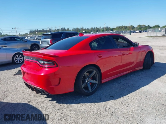 2019 Dodge Charger SRT Hellcat with VIN 2C3CDXL90KH635808, listed as a IAAI auction lot 41679587 with 43,940 mi miles and . Bid and sale history available at DreamBid. Image 4.