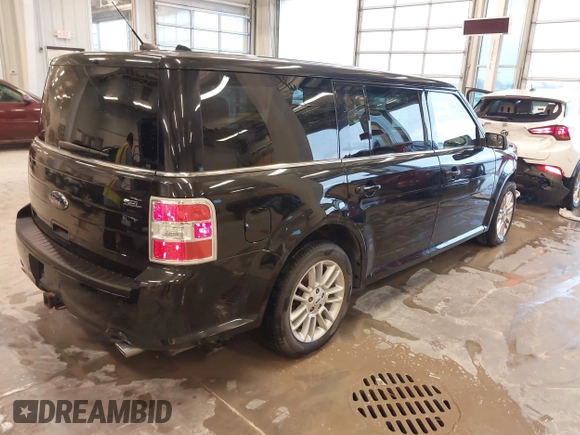 2014 Ford Flex SEL z VIN 2FMGK5C82EBD10529, wystawiony jako IAAI lot #41464375 z przebiegiem 95 528 mil mil oraz . Historia ofert i sprzedaży dostępna na DreamBid. Obrazek 4.