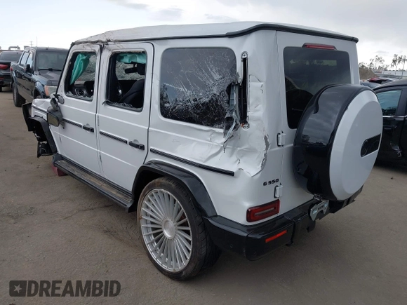 2023 Mercedes-Benz G 550 with VIN W1NYC6BJ0PX490548, listed as a IAAI auction lot 41959564 with 43,700 mi miles and . Bid and sale history available at carsss.com. Image 3.