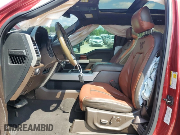 2019 Ford F-250 XL with VIN 1FT7W2BT5KEF75118, listed as a Copart auction lot 54693825 with 121,705 mi miles and Salvage title. Bid and sale history available at DreamBid. Image 7.