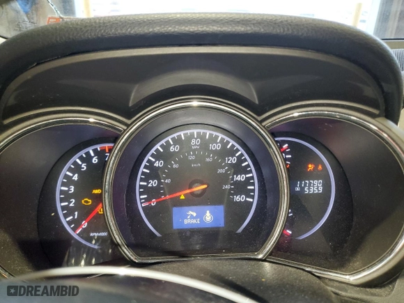 2012 Nissan Murano SL with VIN JN8AZ1MW9CW234657, listed as a Copart auction lot 47888065 with 117,790 mi miles and Salvage Title. Bid and sale history available at carsss.com. Image 9.