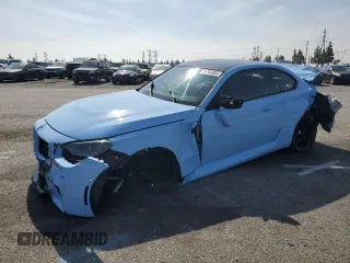 2024 BMW M2 with VIN 3MF13DM03R8D87379, listed as a Copart auction lot 45768905 with 12,388 mi miles and Salvage Title. Bid and sale history available at carsss.com. Image 1.