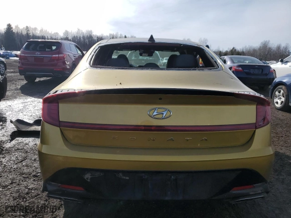 2021 Hyundai Sonata N Line with VIN 5NPEK4JC0MH097483, listed as a Copart auction lot 48520065 with 113,205 mi miles and Clean Title. Bid and sale history available at carsss.com. Image 6.