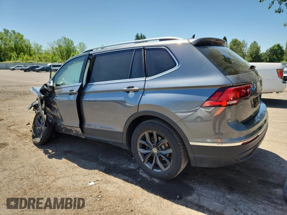 2024 Volkswagen Tiguan SE with VIN 3VV3B7AX9RM137493, listed as a Copart auction lot 58978735 with 13,771 mi miles and Non repairable. Bid and sale history available at DreamBid. Image 2.