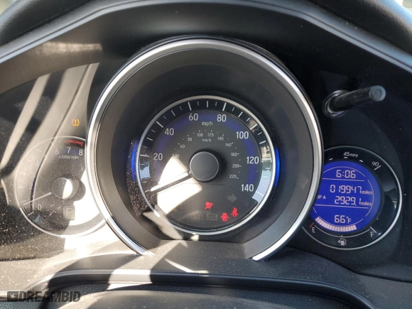 2020 Honda Fit LX with VIN 3HGGK5H48LM711123, listed as a Copart auction lot 49725095 with 19,947 mi miles and Salvage Title. Bid and sale history available at carsss.com. Image 9.