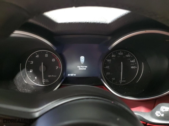 2020 Alfa Romeo Stelvio Ti with VIN ZASPAKBN5L7C94837, listed as a Copart auction lot 42419815 with 41,197 mi miles and Clean Title. Bid and sale history available at carsss.com. Image 9.