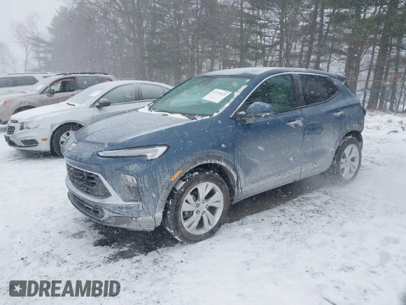 2024 Buick Encore GX Preferred with VIN KL4AMBSL3RB209286, listed as a IAAI auction lot 41371423 with 7,646 mi miles and . Bid and sale history available at DreamBid. Image 2.