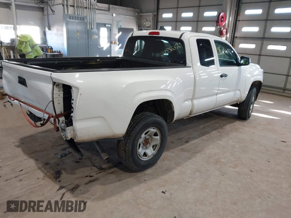 2021 Toyota Tacoma SR with VIN 3TYRX5GN3MT025810, listed as a IAAI auction lot 41355652 with 83,924 mi miles and . Bid and sale history available at DreamBid. Image 4.