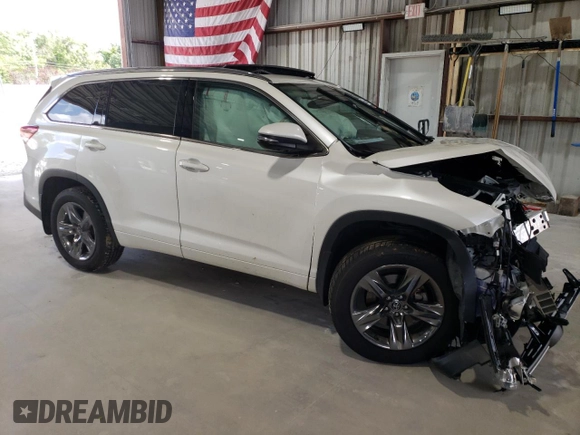 2019 Toyota Highlander Limited z VIN 5TDDZRFH1KS729004, wystawiony jako Copart lot #58859605 z przebiegiem 51 985 mil mil oraz Szkoda całkowita • Salvage title. Historia ofert i sprzedaży dostępna na DreamBid. Obrazek 4.