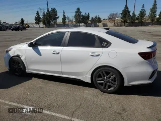 2021 Kia Forte GT-Line with VIN 3KPF34AD1ME327594, listed as a Copart auction lot 46951415 with 44,067 mi miles and Salvage Title. Bid and sale history available at carsss.com. Image 2.