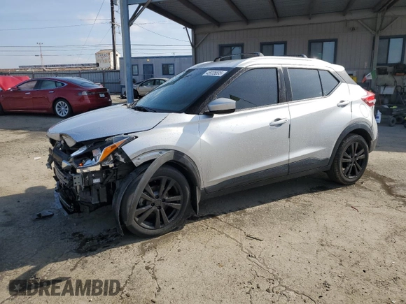 2019 Nissan Kicks SV with VIN 3N1CP5CU7KL535405, listed as a Copart auction lot 45935695 with 96,681 mi miles and Salvage Title. Bid and sale history available at DreamBid. Image 1.