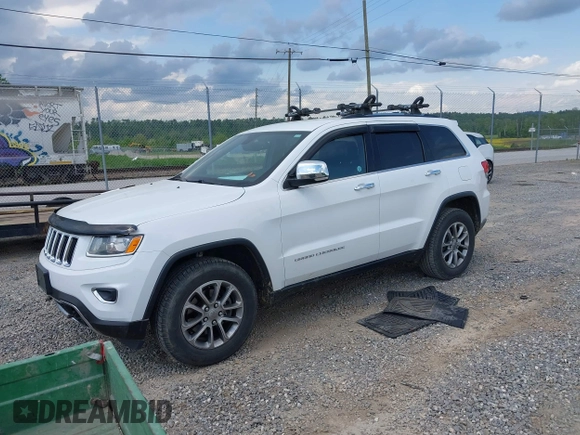 2016 Jeep Grand Cherokee Limited with VIN 1C4RJFBGXGC321747, listed as a IAAI auction lot 42150646 with 125,615 mi miles and . Bid and sale history available at DreamBid. Image 17.