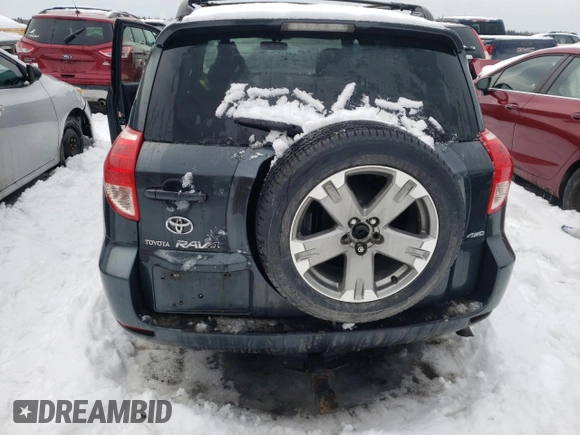 2008 Toyota RAV4 Sport with VIN JTMBK32V086044490, listed as a Copart auction lot 86420124 with 366,611 mi miles and Salvage Title. Bid and sale history available at carsss.com. Image 6.