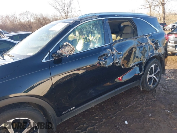 2018 Kia Sorento EX with VIN 5XYPHDA51JG362908, listed as a IAAI auction lot 41447663 with 113,182 mi miles and . Bid and sale history available at carsss.com. Image 6.