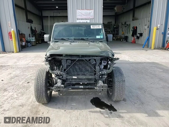 2022 Jeep Wrangler Unlimited Sport S with VIN 1C4HJXDG2NW151250, listed as a Copart auction lot 46073145 with 46,531 mi miles and Salvage Title. Bid and sale history available at carsss.com. Image 14.