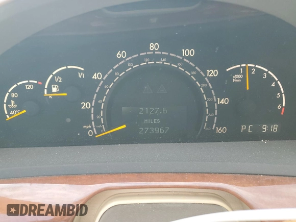 2005 Mercedes-Benz S 430 z VIN WDBNG70J55A439102, wystawiony jako Copart lot #78028324 z przebiegiem 273 967 mil mil oraz Czysty tytuł • Clean title. Historia ofert i sprzedaży dostępna na DreamBid. Obrazek 9.