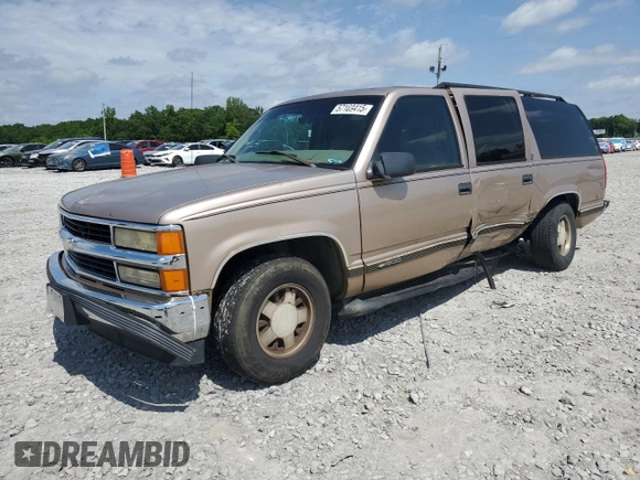 1999 Chevrolet Suburban with VIN 3GNEC16R6XG205408, listed as a Copart auction lot 57169415 with 303,412 mi miles and Salvage title. Bid and sale history available at DreamBid. Image 1.