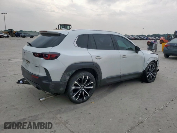 2023 Mazda CX-50 S Premium Plus with VIN 7MMVABEM3PN131818, listed as a Copart auction lot 57358595 with 61,179 mi miles and Clean title. Bid and sale history available at DreamBid. Image 3.
