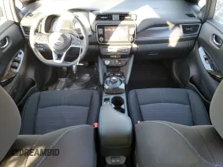 2025 Nissan LEAF SV Plus with VIN 1N4CZ1CV8SC559142, listed as a Copart auction lot 89408495 with 2,213 mi miles and Salvage Title. Bid and sale history available at carsss.com. Image 8.