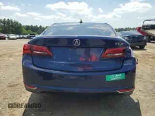 2015 Acura TLX Technology with VIN 19UUB2F55FA020498, listed as a Copart auction lot 61616285 with 124,970 mi miles and Salvage title. Bid and sale history available at DreamBid. Image 6.