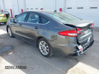 2019 Ford Fusion Hybrid SE with VIN 3FA6P0LU6KR163927, listed as a IAAI auction lot 41834612 with 104,342 mi miles. Bid and sale history available at carsss.com. Image 3.