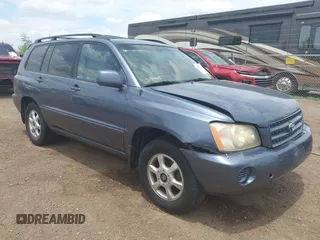 2003 Toyota Highlander with VIN JTEGD21A730051047, listed as a IAAI auction lot 42471750 with 174,285 mi miles and . Bid and sale history available at DreamBid. Image 1.