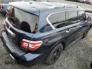 2020 Nissan Armada Platinum with VIN JN8AY2NF8L9360207, listed as a Copart auction lot 73883104 with Not Provided miles and Non Repairable. Bid and sale history available at carsss.com. Image 3.