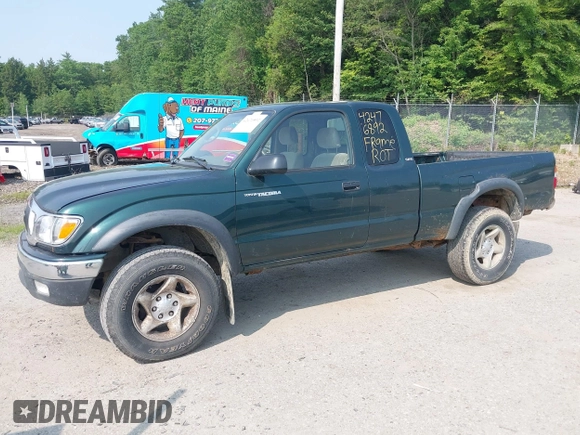 2002 Toyota Tacoma with VIN 5TEWM72NX2Z097369, listed as a IAAI auction lot 42476892 with 90,855 mi miles and . Bid and sale history available at DreamBid. Image 12.