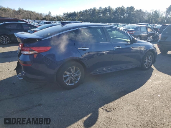2019 Kia Optima LX with VIN 5XXGT4L36KG312828, listed as a Copart auction lot 41374215 with 71,801 mi miles and Salvage Title. Bid and sale history available at carsss.com. Image 3.