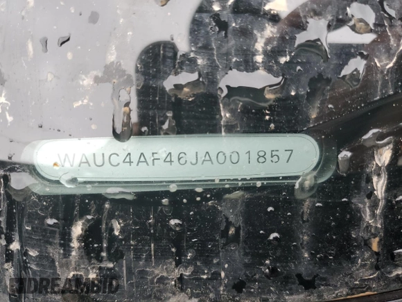 2018 Audi S4 Prestige z VIN WAUC4AF46JA001857, wystawiony jako Copart lot #47186315 z przebiegiem Nie podano mil oraz Szkody całkowita. Historia ofert i sprzedaży dostępna na DreamBid. Obrazek 13.