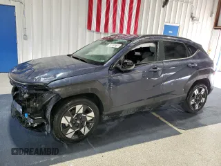 2024 Hyundai Kona SEL с VIN KM8HB3AB6RU149724, выставлен на аукционе Copart как лот 64993275 с пробегом 24 962 миль миль и На запчасти • Non repairable. История ставок и продаж доступна на DreamBid. Изображение 1.