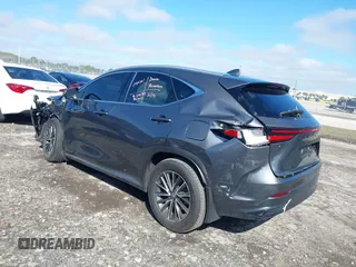 2025 Lexus NX with VIN 2T2ADCAZ7SC018667, listed as a IAAI auction lot 41632712 with 8,268 mi miles. Bid and sale history available at carsss.com. Image 3.