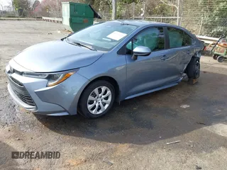 2024 Toyota Corolla LE with VIN 5YFB4MDE3RP227776, listed as a IAAI auction lot 41752369 with 4,822 mi miles. Bid and sale history available at carsss.com. Image 2.