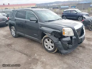 2014 GMC Terrain SLE with VIN 2GKALMEK4E6129553, listed as a IAAI auction lot 42005262 with 158,553 mi miles. Bid and sale history available at carsss.com. Image 1.
