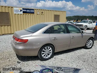 2007 Hyundai Azera SE with VIN KMHFC46F67A208968, listed as a Copart auction lot 69202034 with 156,521 mi miles and Salvage Title. Bid and sale history available at carsss.com. Image 3.