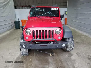 2014 Jeep Wrangler Sport with VIN 1C4AJWAG6EL139619, listed as a Copart auction lot 54935445 with 79,001 mi miles and Salvage title. Bid and sale history available at DreamBid. Image 5.